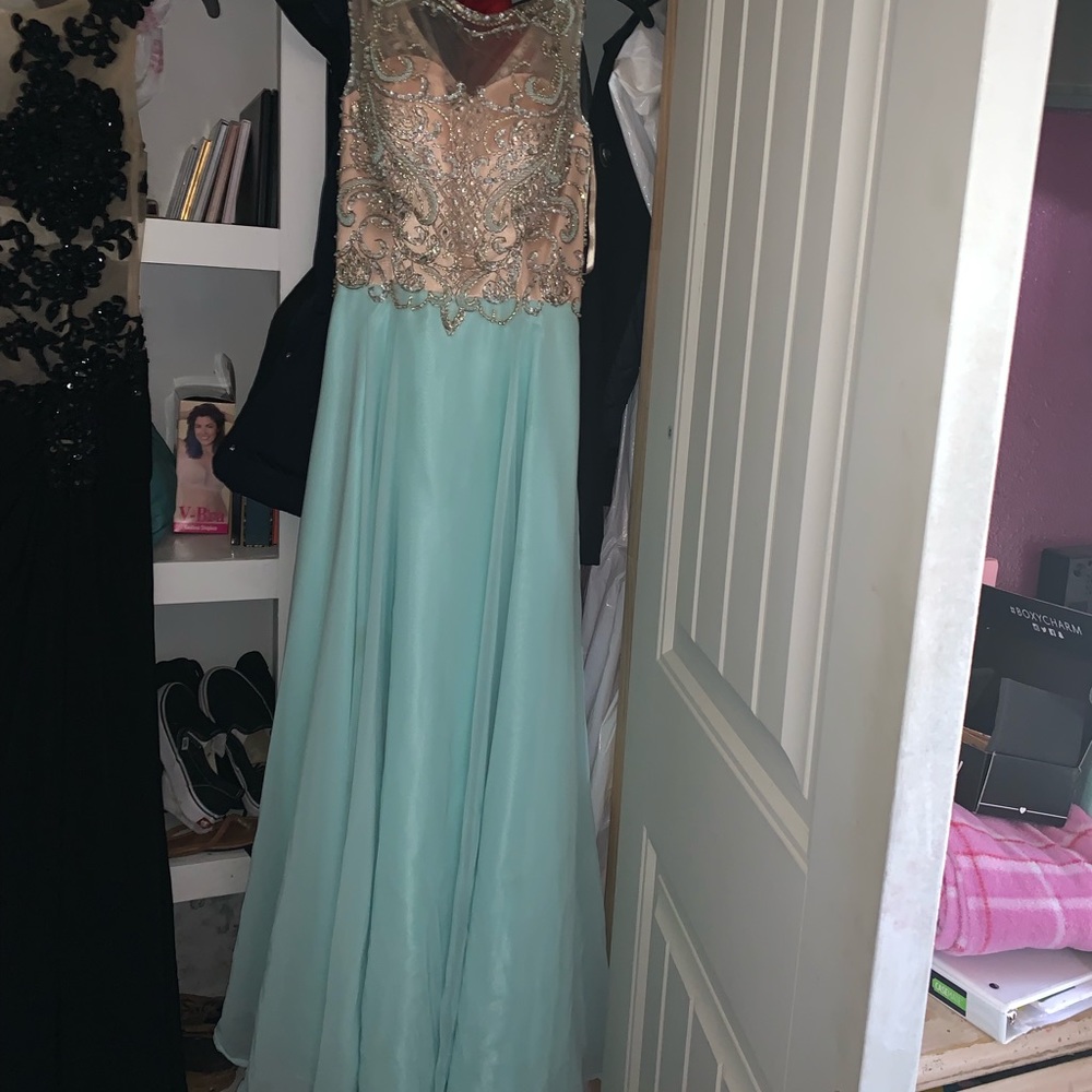 Mint colored dress